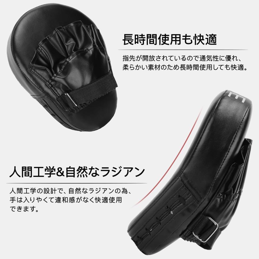 パンチングミット 2点 2色選択可 ボクシング ミット グローブ キック