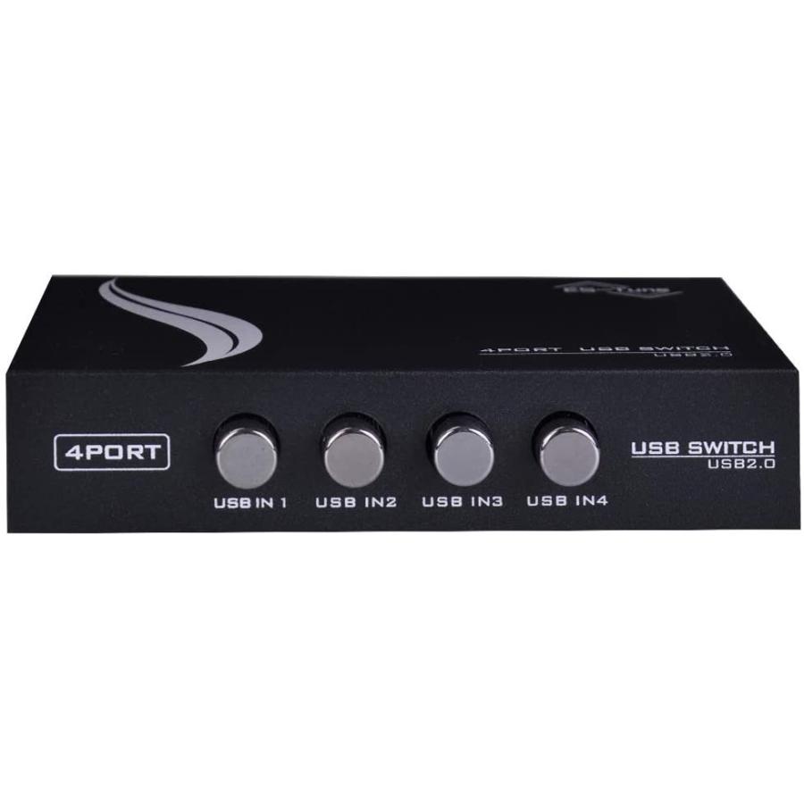 19-21日爆買WEEK限定10倍P付] USB切替器 USB2.0切替器 4入力1出力 数量