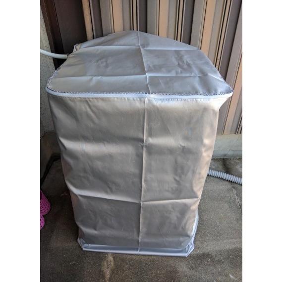 7-8日限定10倍P付] 洗濯機カバー 屋外 DEWEL チャック改善版 防水 防