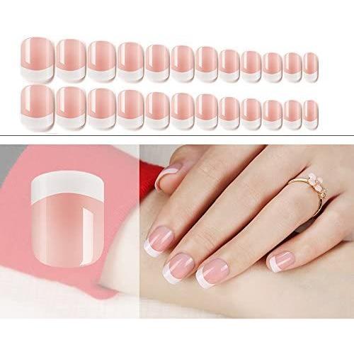 4-5日限定10倍P付] 24枚セット ネイルチップ 長い爪用 Biutee 本物の