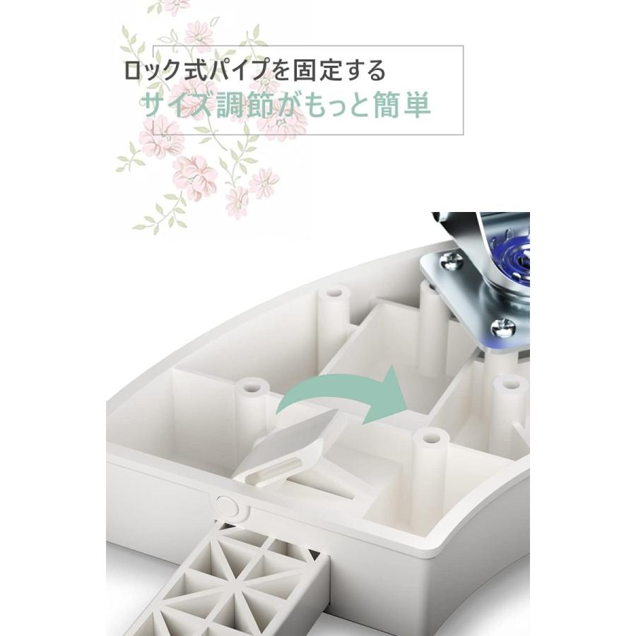 植木鉢台 花台 キャスター付き 耐荷重200kg DEWEL 38.5-52.5cmまで対応