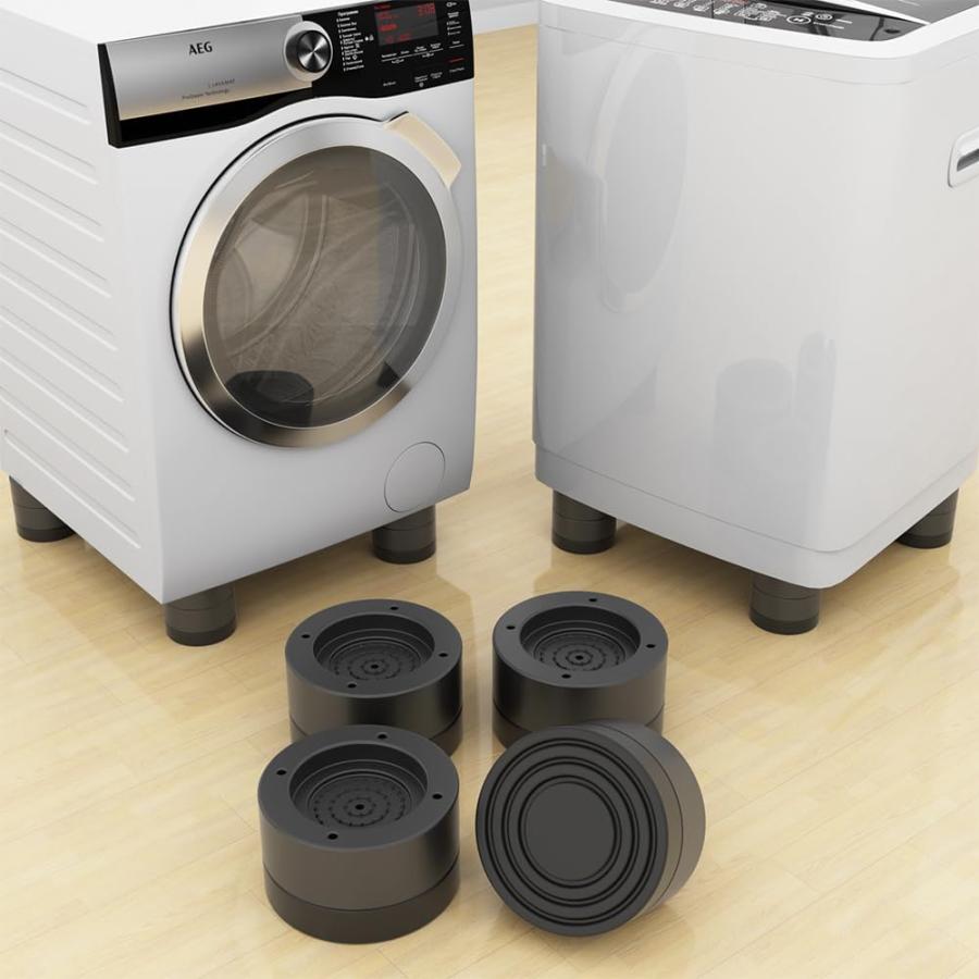 洗濯機かさ上げ台 4個セット 耐加重300KG 重ねて設置可能 DEWEL 洗濯