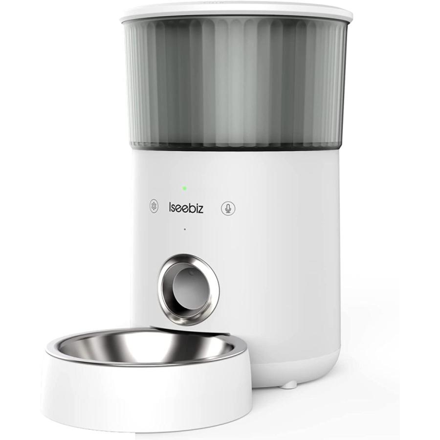 自動給餌器 3.5L ホワイト APPあり 数量限定キャンペーン Iseebiz
