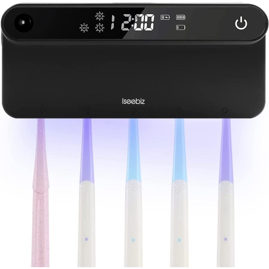7-8日限定9倍P付] 歯ブラシ除菌器 家族用 歯ブラシホルダ UV-C-LED除菌