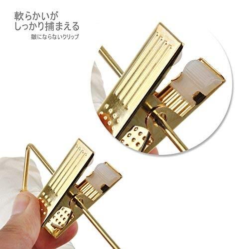 3-5日限定10倍P付] スポンジハンガー 5本セット クリップ付き 秋冬物