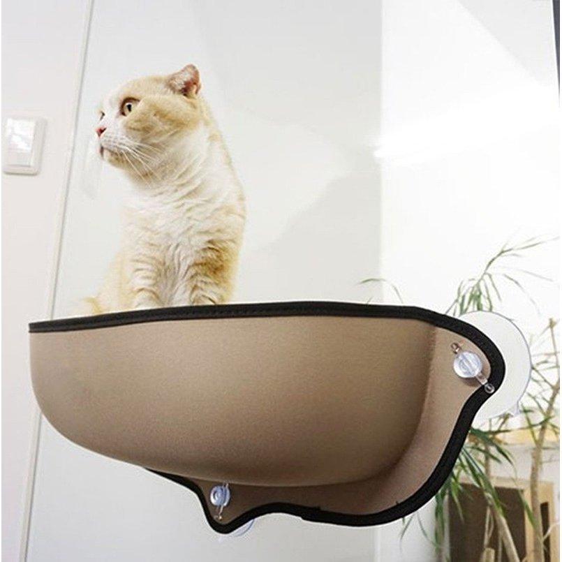 猫 窓用ハンモック マット付き 日向ぼっこ ペットベッド ウィンドウ