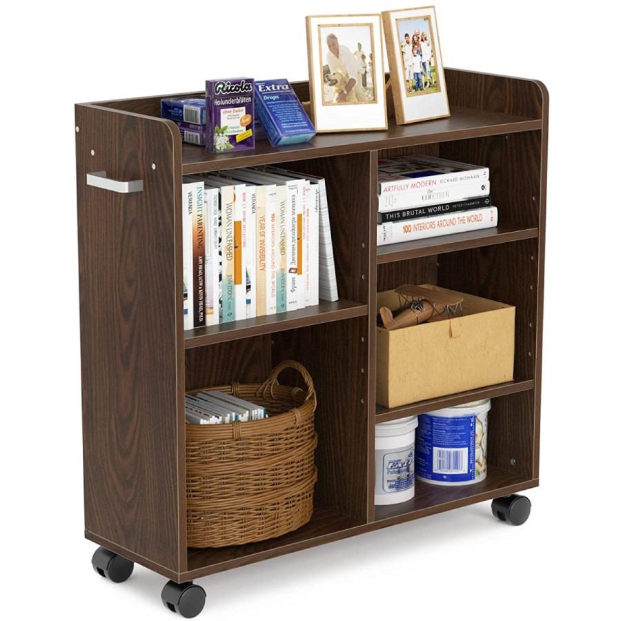 22日限定10倍P付] 押入れ収納 キャスターラック 幅75 CD DVD ラック