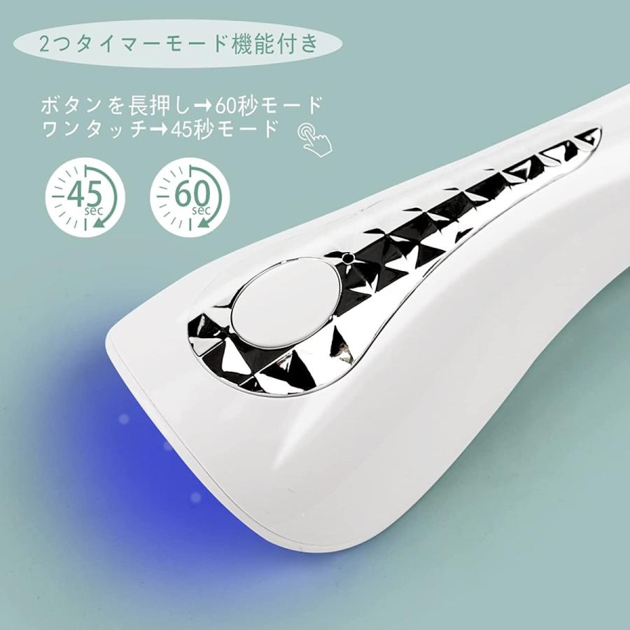 ネイルライト 15Wネイルドライヤー UV LEDライト Buitee 持ち運び 