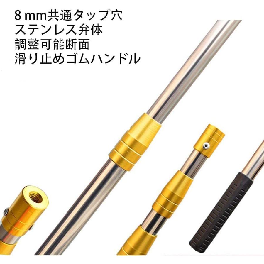 銛 7又 287cm伸縮棒付き 魚突き ステンレス鋼釣り槍 Cyfie 銛先 銛 7又 287cm伸縮棒付き 魚突き ステンレス鋼釣り槍 Cyfie 銛先
