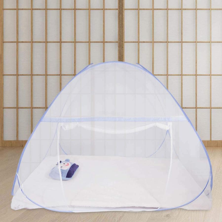 19-21日限定10倍P付] 蚊帳 かや 折りたたみ 1人用 幅100cm*長さ195cm