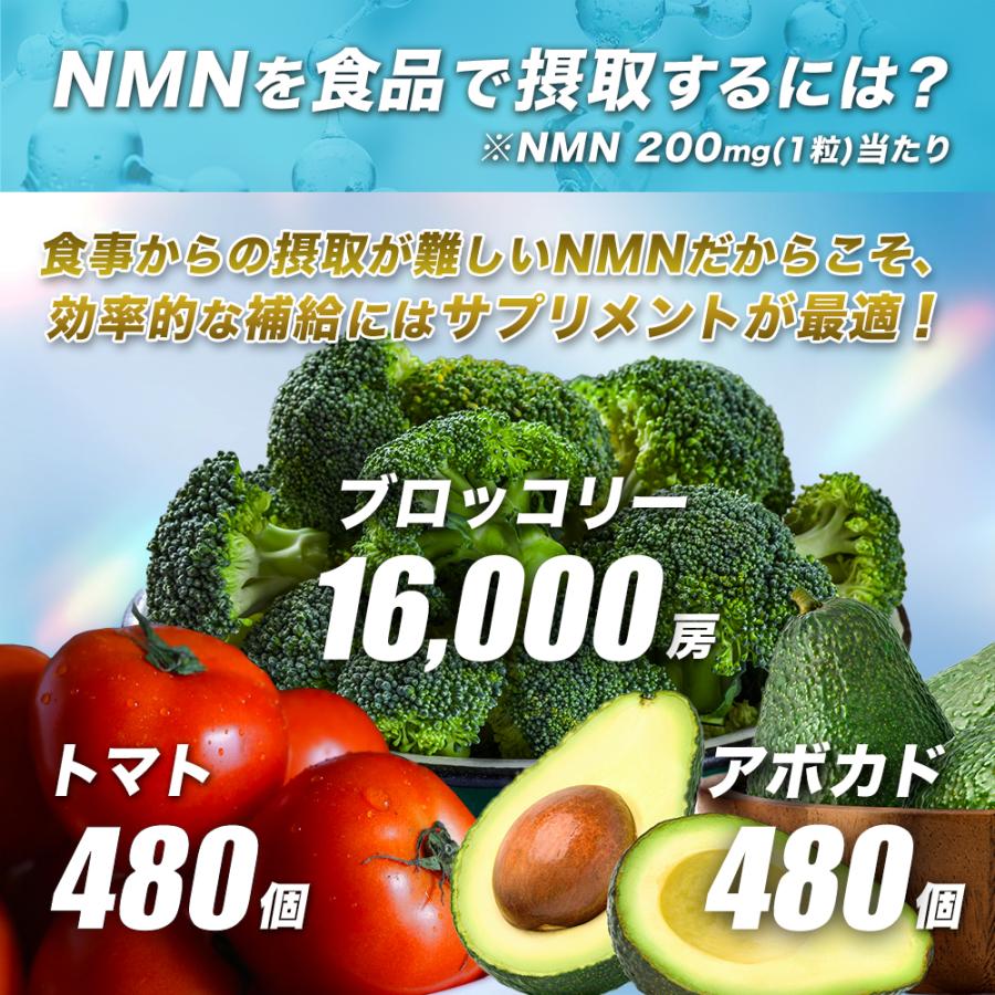 2袋セット) NMN タブレット 6,000mg (1粒に200mg) 日本製 β-ニコチン