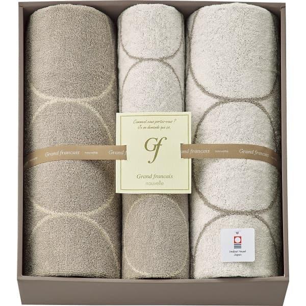 安心の国産製品 内祝い お返し ギフト 父の日 グランフランセヌーベル 今治タオル 入学祝 バス フェイスタオルセット Gfn セット ギフト 出産 結婚 結婚式 引き出物 入学 ギフトセット 祝い返し ブライダル 快気祝い 初盆 Off 出産内祝い 父の日 お中元