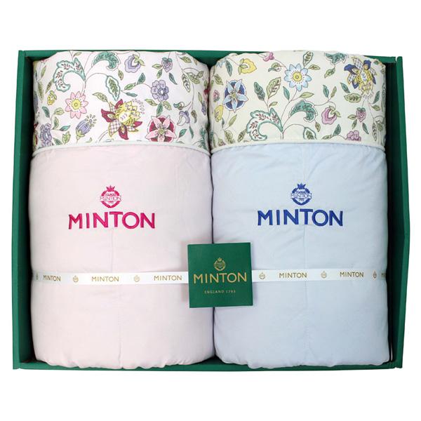 寒中見舞い ミントン シルク混肌掛けふとん2P MNSF41602 ギフト お返し