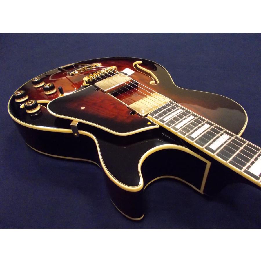 Ibanez AG95QA DBS (Dark Brown Sunburst) フルアコギター