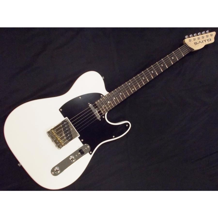 アウトレット特価  SAITO GUITARS S-622CST MRA 2S TL Chamonix White  サイトーギターズ 日本製