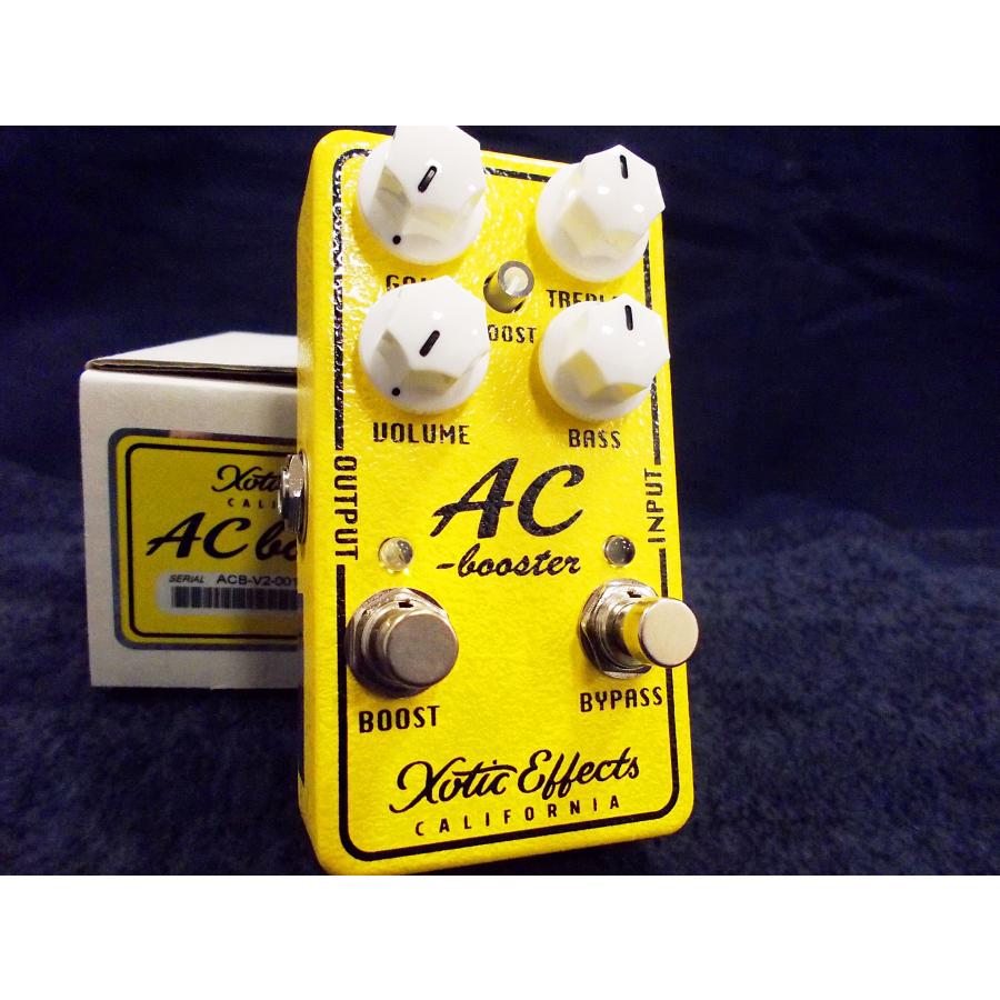 店頭展示新品 Xotic AC Booster V2 オーバードライブ チューブライク