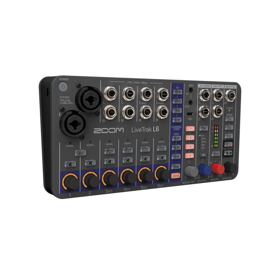 ZOOM ズーム L6 ズーム(楽器) ZOOM LiveTrak L6 ズーム 10チャンネル ミキサー