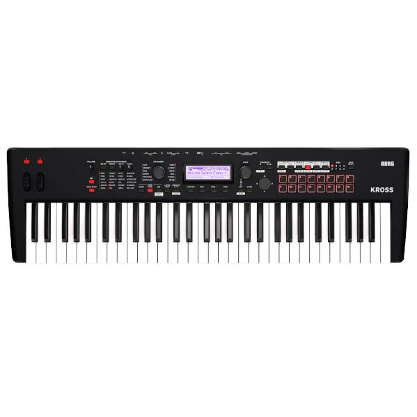 ✨美品✨コルグ シンセサイザー KROSS2-61 ブラック 61鍵盤 KORG KROSS2-61 MB (Super Matte Black) 61鍵盤 シンセサイザー