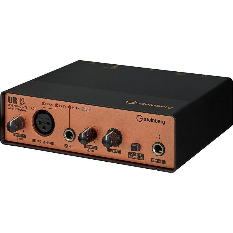 即納可能 steinberg UR12 Black & Copper Mode UR12B スタインバーグ オーディオインターフェース