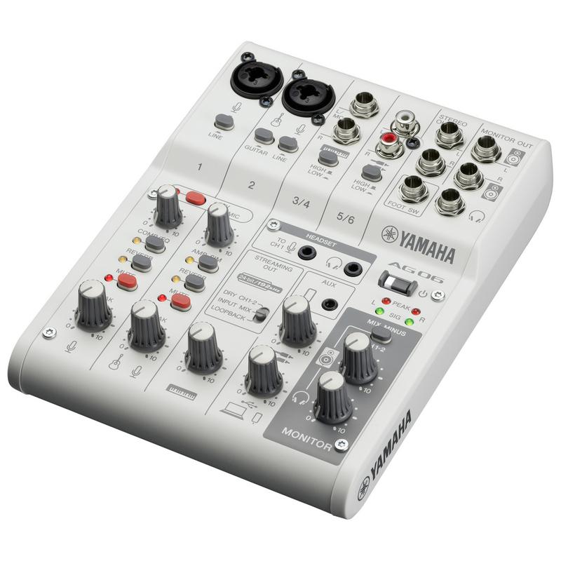YAMAHA（ヤマハ） YAMAHA AG06MK2 W ライブストリーミングミキサー