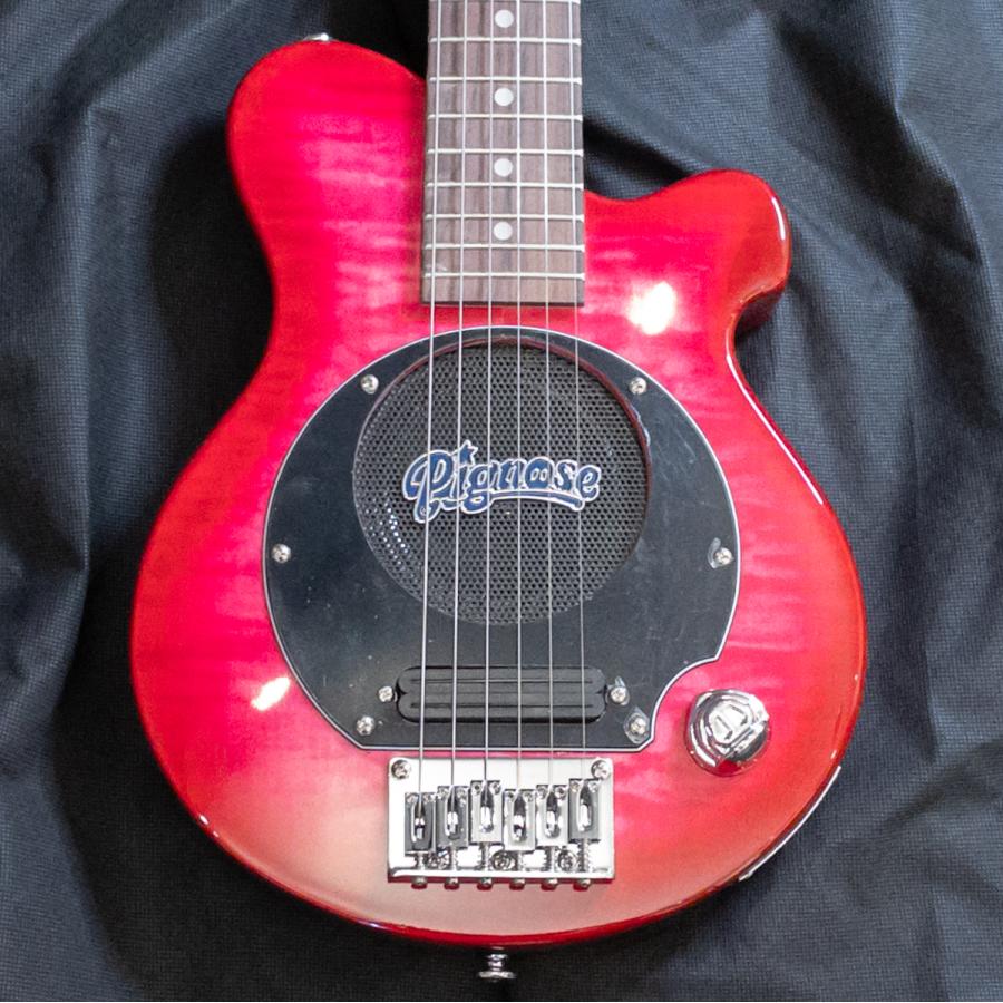 Pignose PGG-200FM SPK（ピンク）アンプ内蔵エレキギター 楽天市場】Pignose ピグノーズ PGG-200FM SPP フレイムトップ