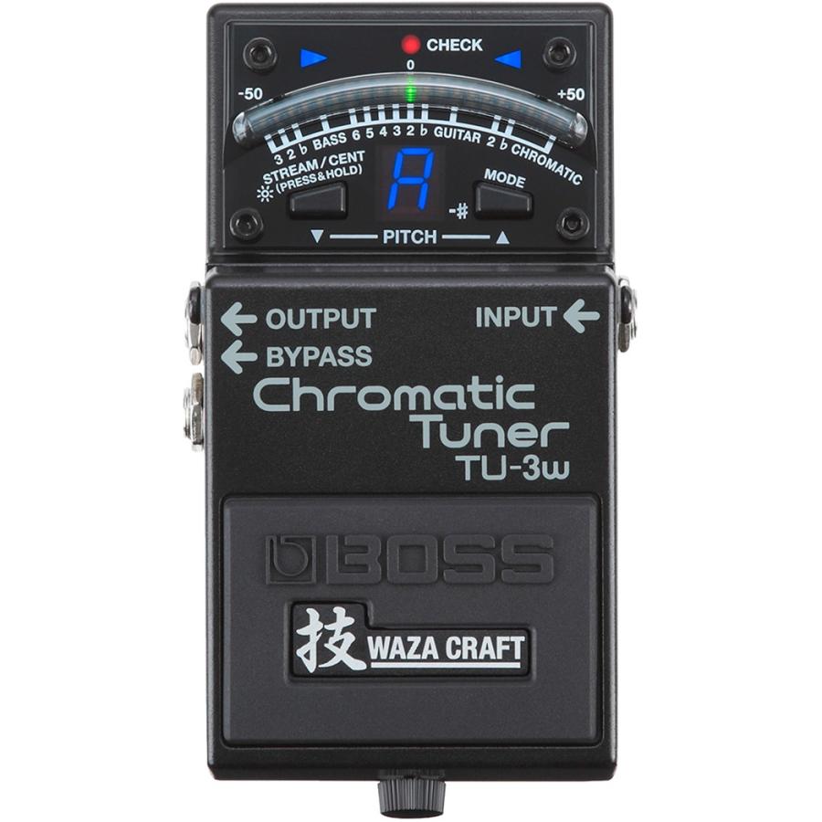 BOSS TU-3W クロマチックチューナー 技 BOSS TU-3W / Chromatic Tuner WAZA CRAFT 日本製 クロマチック