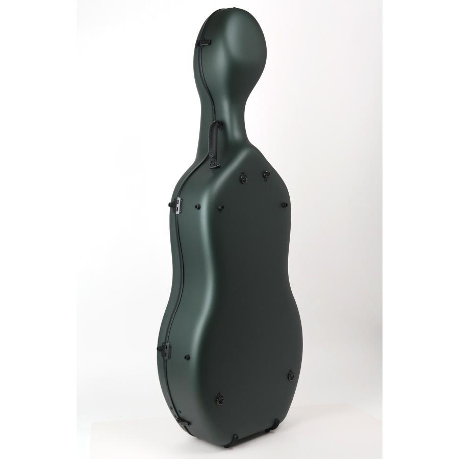 Carbon Mac CFC-2S S-GRN (ダークグリーン) チェロ ケース カーボン