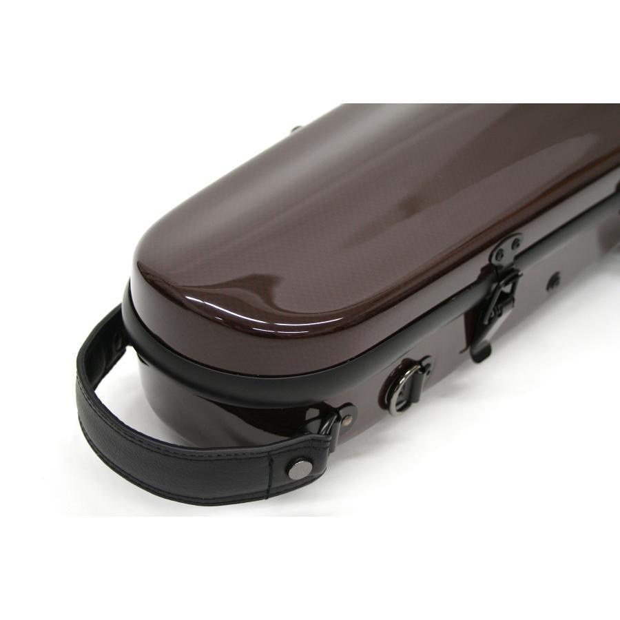 Carbon Mac CFV-2 BRN (チョコブラウン) バイオリン ケース カーボン