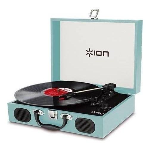 卸売り ION AUDIO VINYL TRANSPORT Blue スピーカー搭載 ポータブル