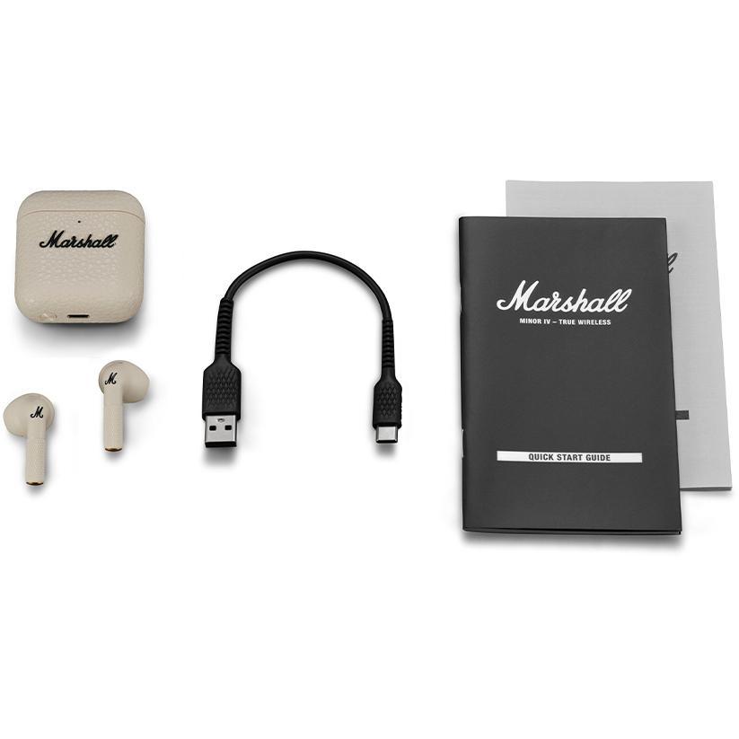 正規品　Marshall Minor IV Cream クリーム Marshall(マーシャル) ワイヤレスイヤホン Minor IV(マイナー4