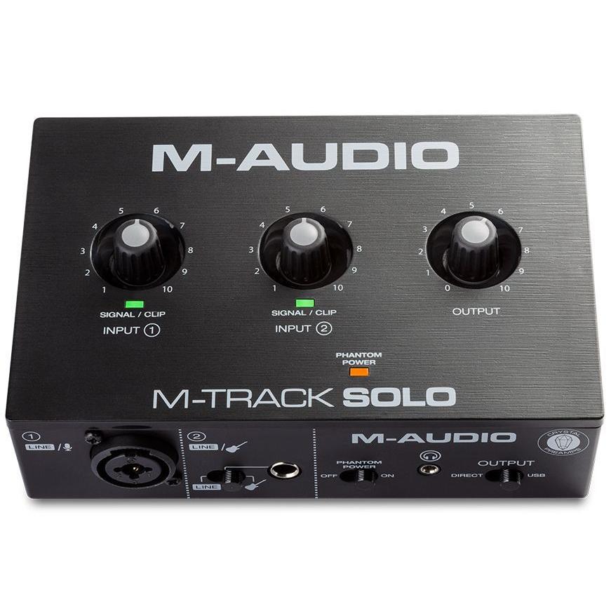 【保証書付】 数量限定 M-Audio M-Track Solo コンボ入力 ファンタム電源搭載 48KHz 2チャンネル USBオーディオインターフェース italytravelpapers.com italytravelpapers.com