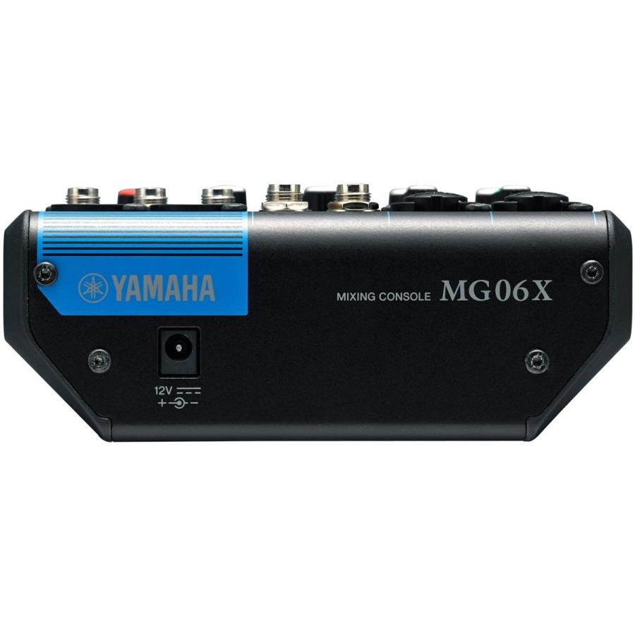 6チャンネルミキサー YAMAHA MG06X エフェクタ付き YAMAHA MG06X ヤマハ 6チャンネルミキシングコンソール