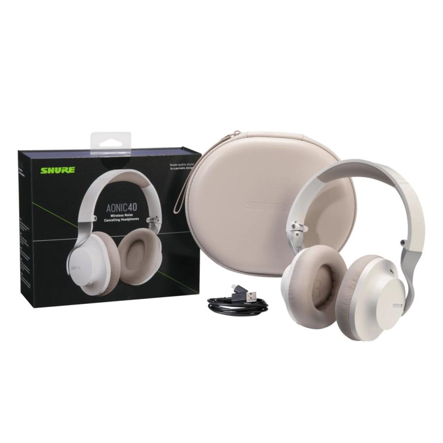 SHURE SBH1DYWH1-J / AONIC 40 ワイヤレス・ノイズキャンセ SHURE SBH1DYWH1-J / AONIC 40 ワイヤレス・ノイズキャンセ