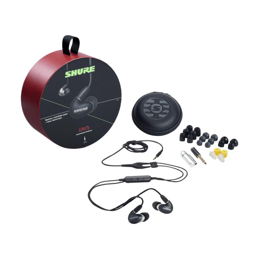 SHURE SE53BABK+UNI-A / AONIC 5 高遮音性イヤホン ブラック SHURE SE53BABK+UNI-A / AONIC 5 高遮音性イヤホン ブラック