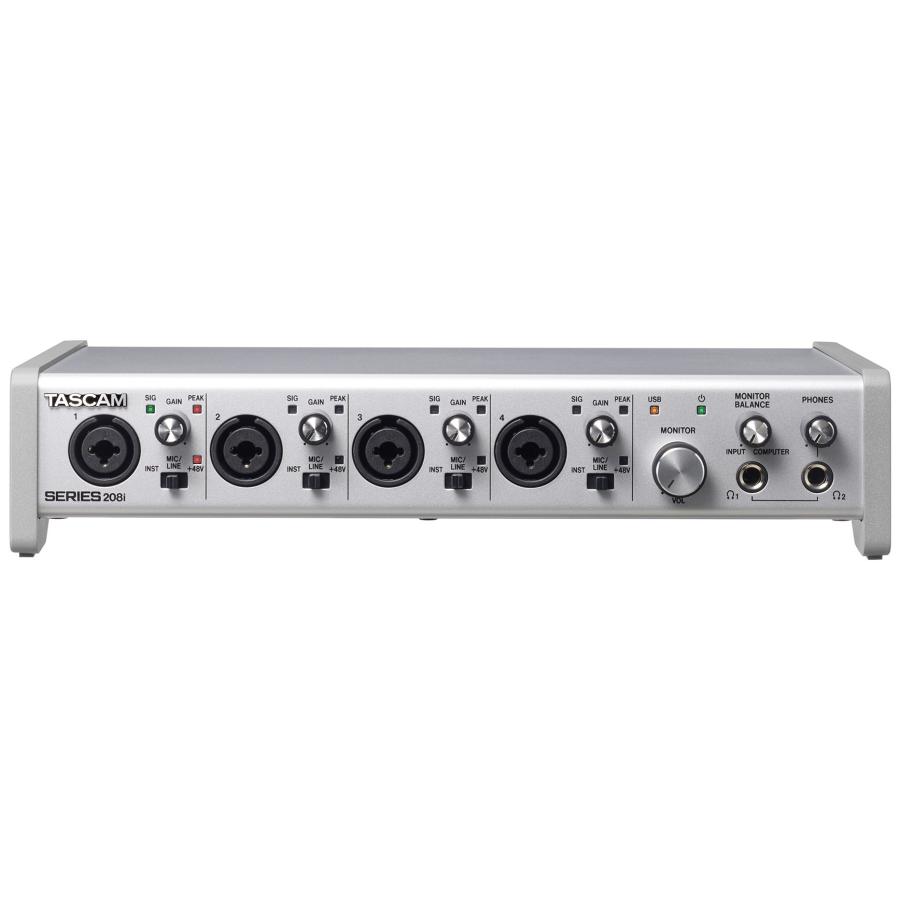 TASCAM SERIES 208i オーディオインターフェース 20 IN/8 OUT