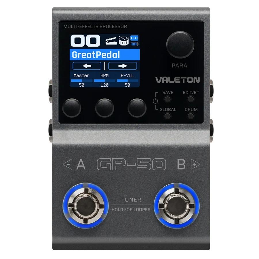 Valeton GP-50 マルチエフェクトプロセッサー Valeton GP-50 マルチエフェクトプロセッサー / SnapTone ＆ IR