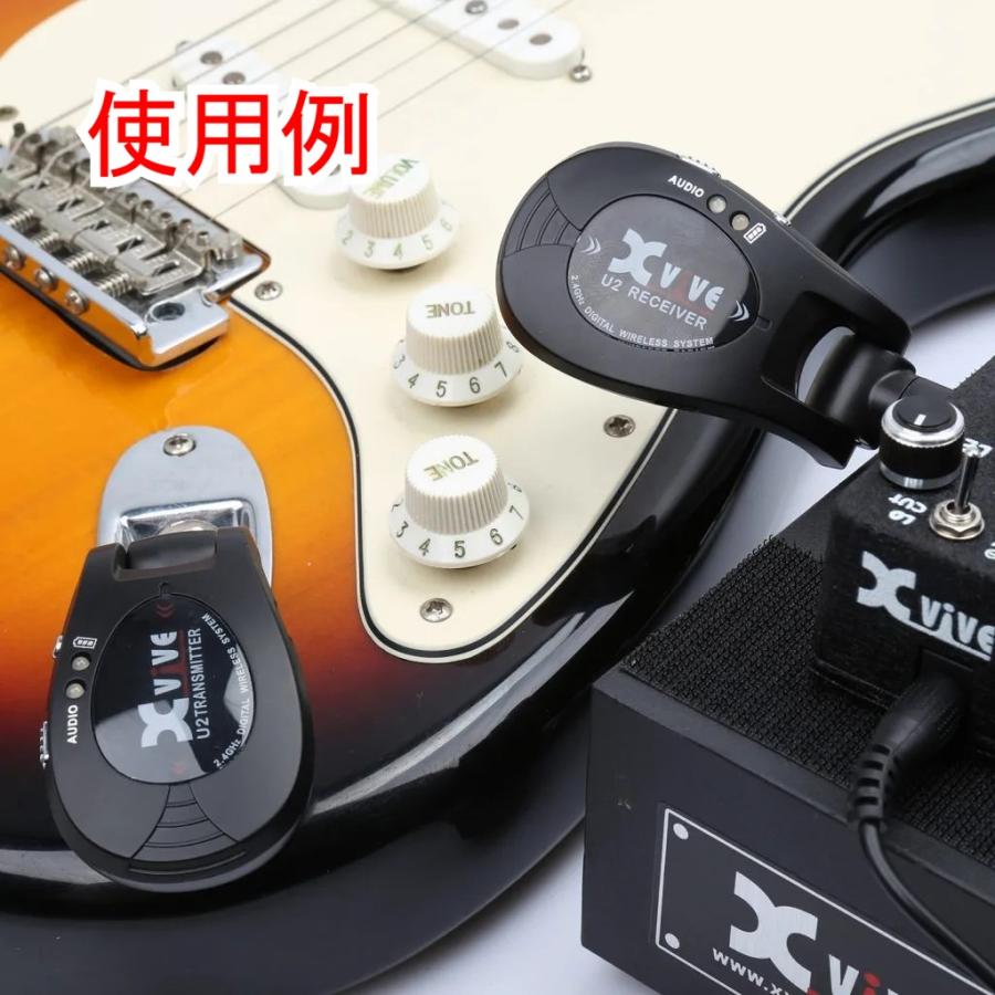 Xvive XV-U2/Black 2.4GHz デジタルワイヤレス・システム : 愛曲楽器