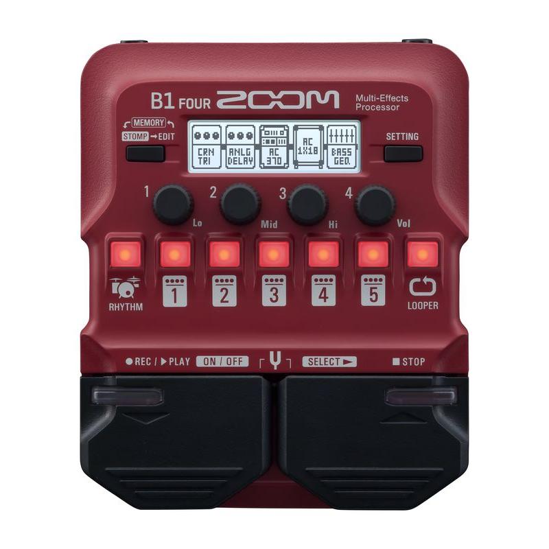 ズーム（zoom） ZOOM B1 FOUR ベース用マルチエフェクター : 愛曲楽器