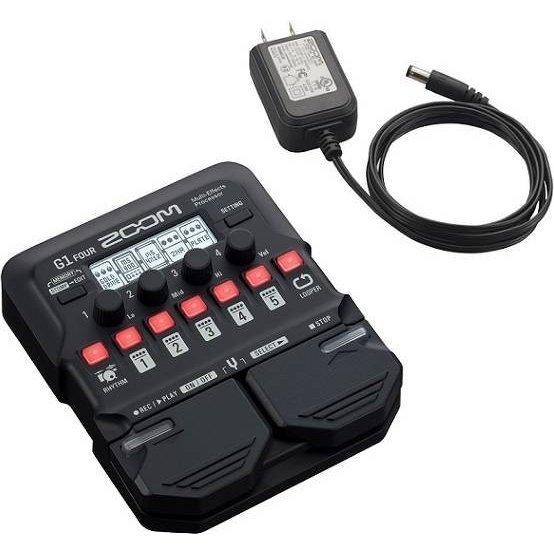 ZOOM G1 FOUR マルチエフェクトプロセッサー、純正ACアダプター ズーム(楽器) ZOOM G1 FOUR（純正ACアダプター/AD-16付） : 愛曲