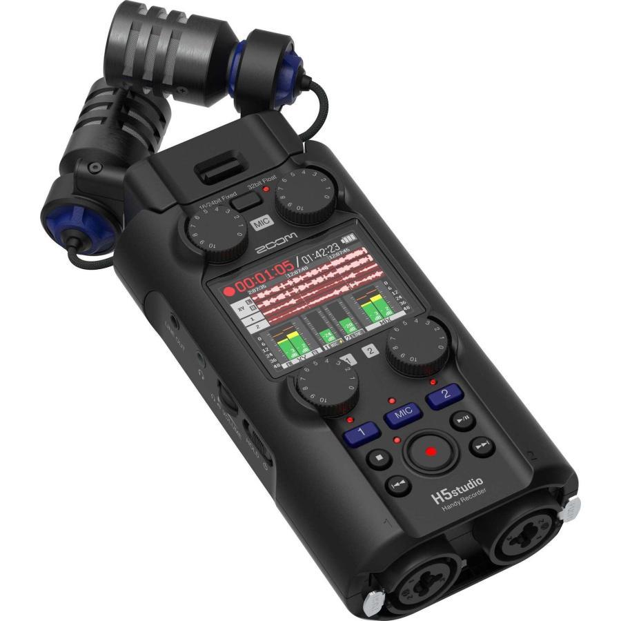 ズーム（zoom） ZOOM H5studio 大口径ステレオマイク スタジオグレード