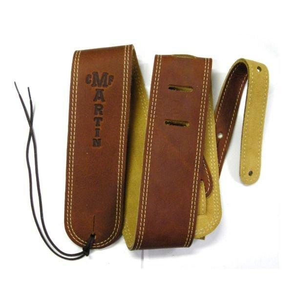 MARTIN 18A0012 Ball Glove Leather ソフトレザー ギターストラップ ブラウン