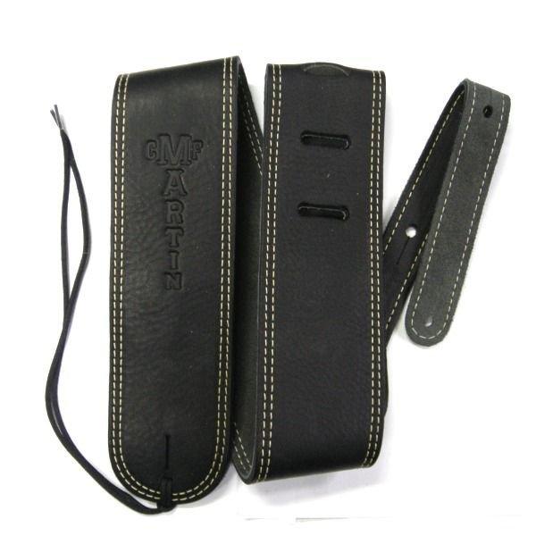 MARTIN 18A0013 Ball Glove Leather ソフトレザー ギターストラップ ブラック