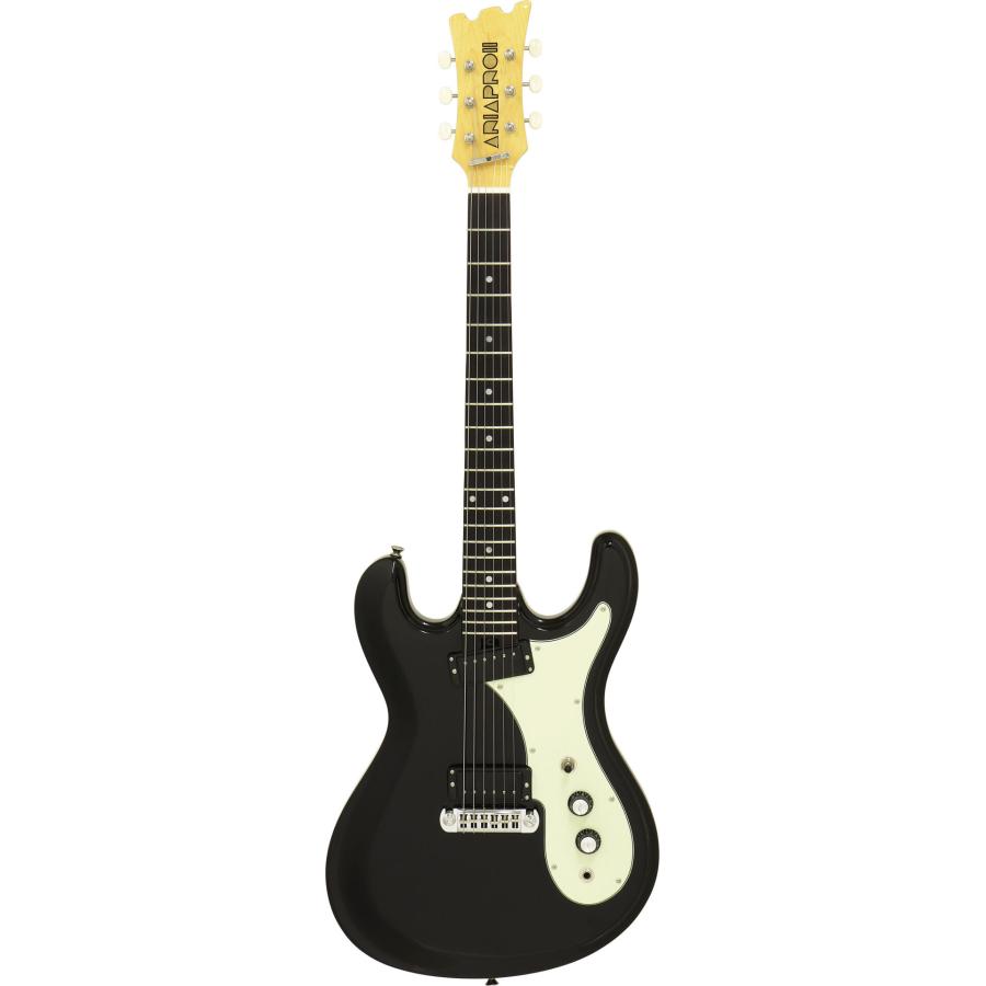 ギター Aria proii dm206bk Aria Proll ProII DM-206 BK (Black) エレキギター/ケース付