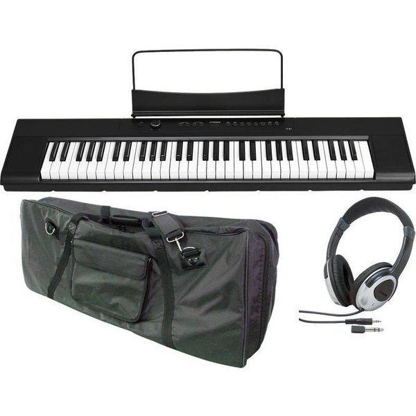 artesia A-61 BK ケース ヘッドホン付 61鍵 セミ・ウエイト鍵盤 モバイル・デジタルピアノ