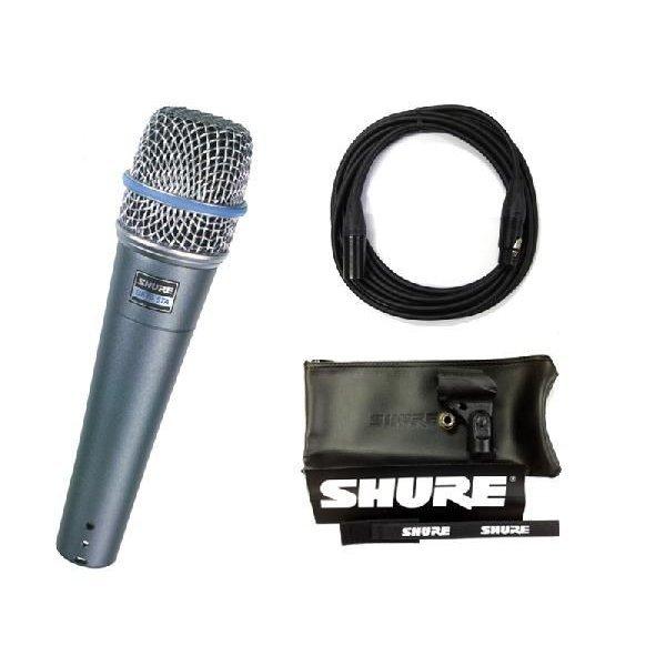 [CANAREマイクケーブル付7点セット]SHURE BETA57A(CANAREマイクケーブル付) 楽器用/正規品2年保証