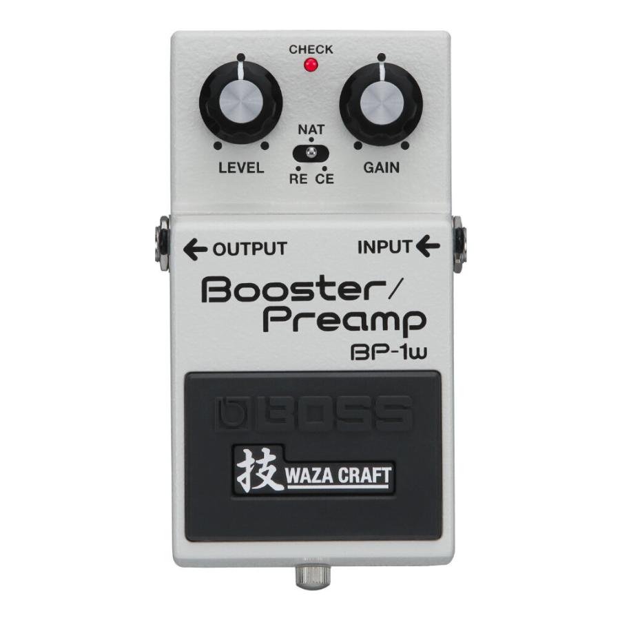 美品　BOSS BP-1W ブースター/プリアンプ BOSS（楽器、器材） BOSS BP-1W Booster/Preamp 技 WAZA CRAFT