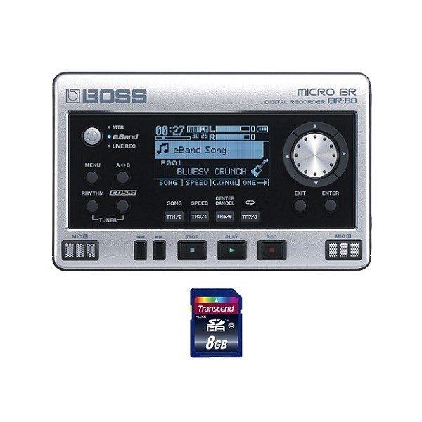 BOSS BR-80(SDHCカード/8GB付) MICRO BR デジタル・レコーダー｜aikyokugakki