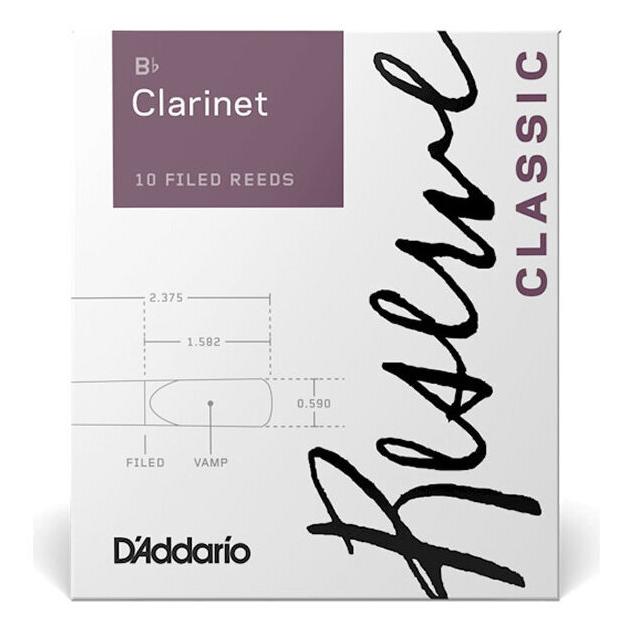D'Addario Woodwinds DCT10405 レゼルヴ クラシック B♭クラリネット用 4+ 最高級リード/メール便発送・代金引換不可｜aikyokugakki