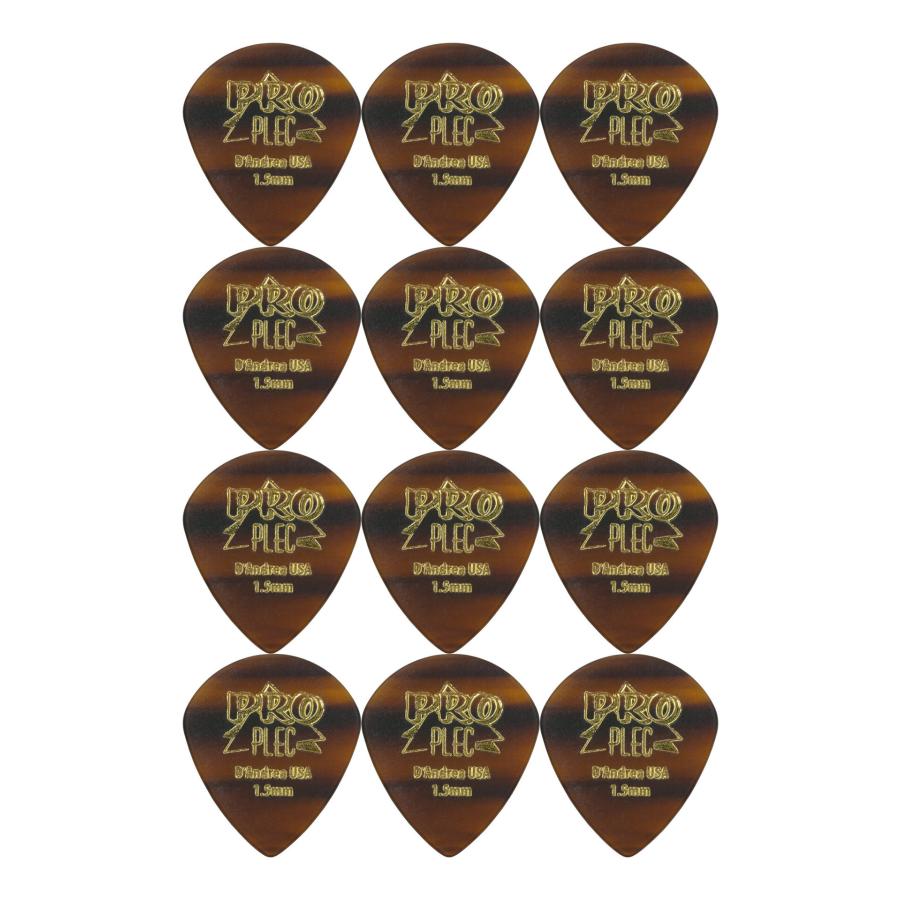 ピック×12枚]D'Andrea PRO PLEC PRO-651×12 1.5mm JAZZ3 XL セルロース