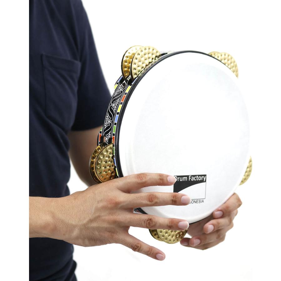 アラブタンバリン　レク　riq sala
TR-101 直径約23cm Riq -Arab Tambourines- | 枠太鼓製作所shiger